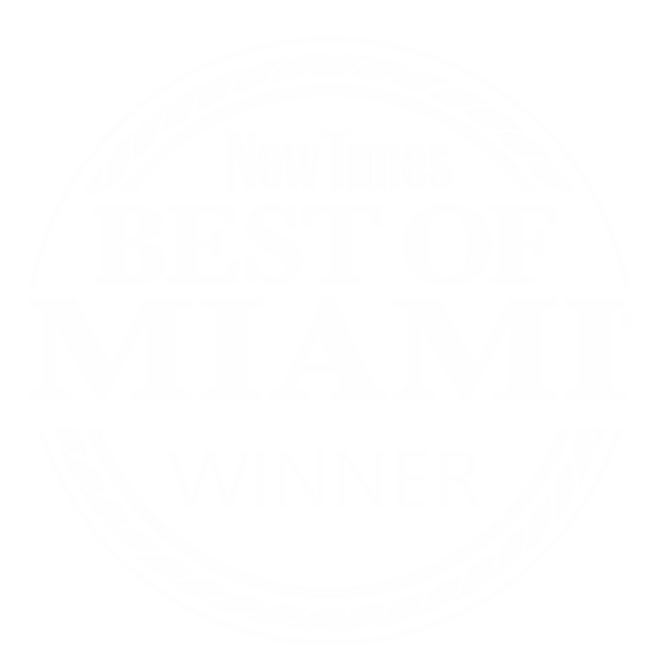 New Times Best of Miami Readers' Poll 2026 award badge